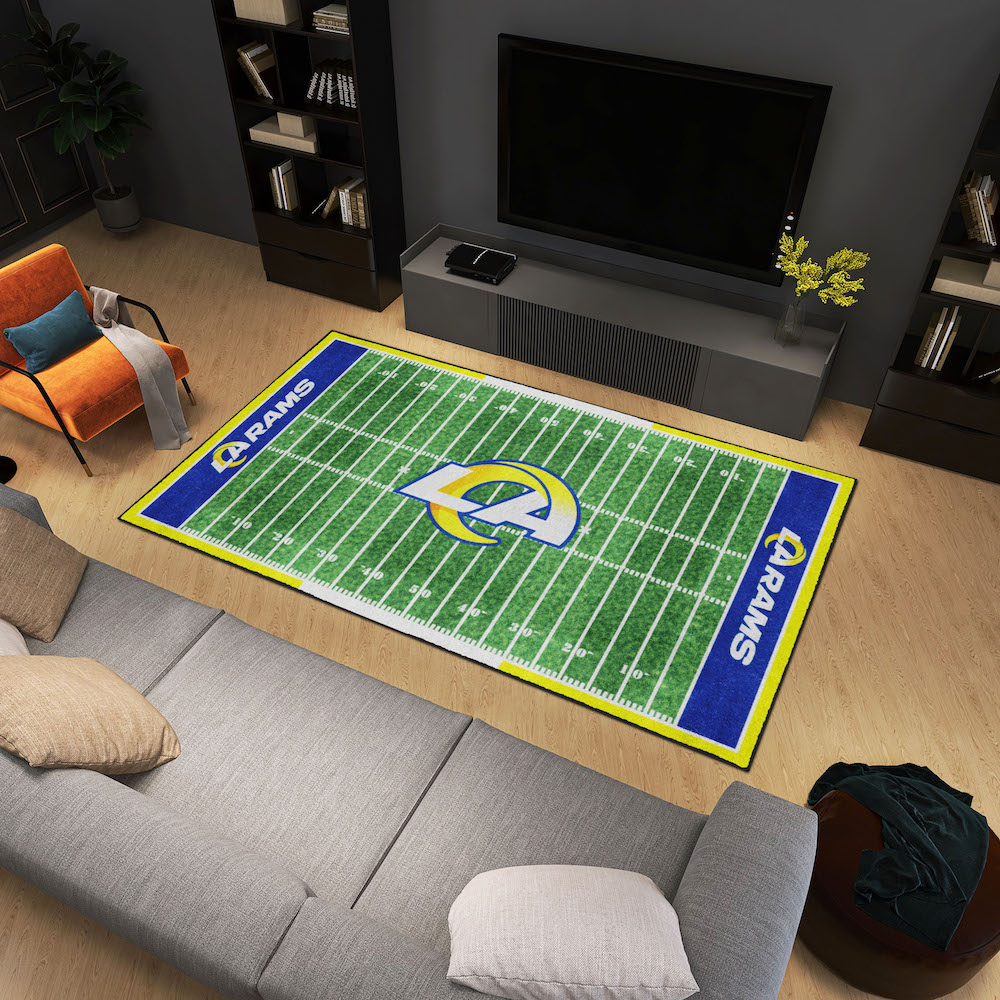 Los Angeles Rams 6x10 Ft Ultra Plush Area Rug