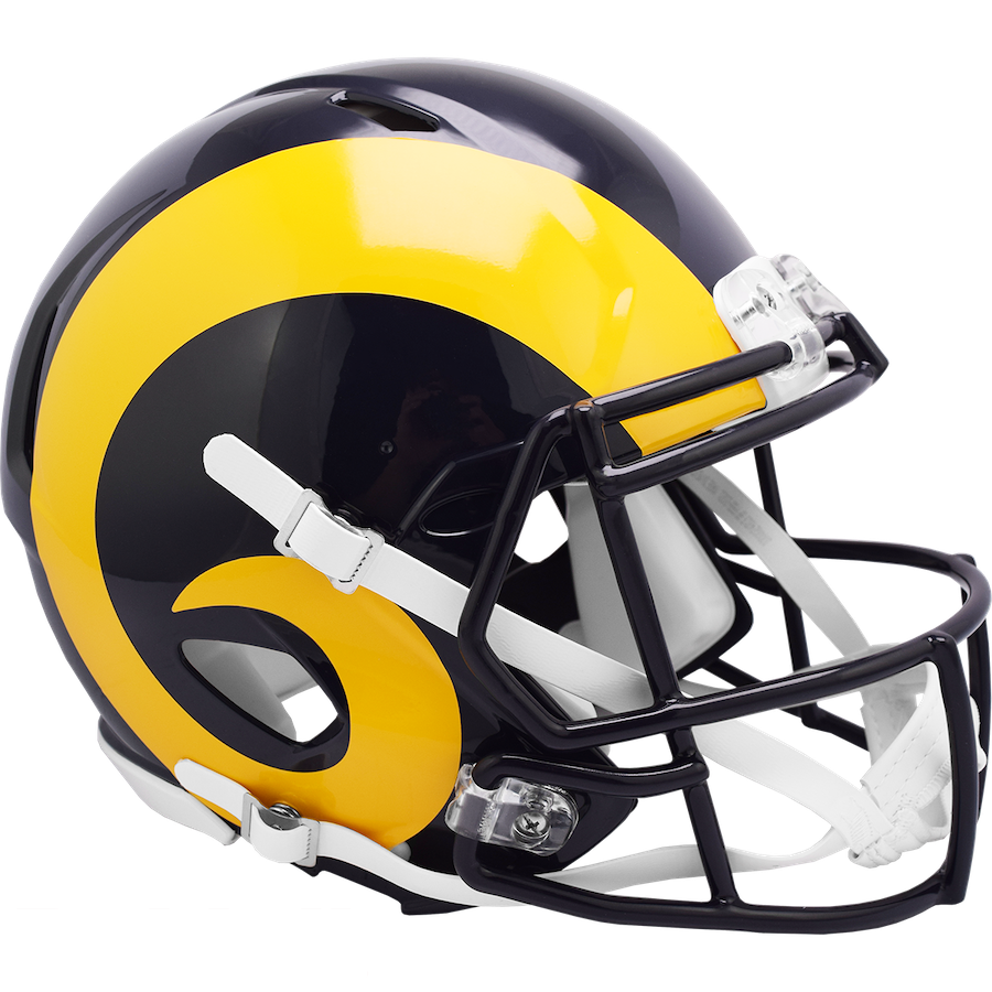 Los Angeles Rams Authentic Speed THROWBACK Football Helmet 1981-1999