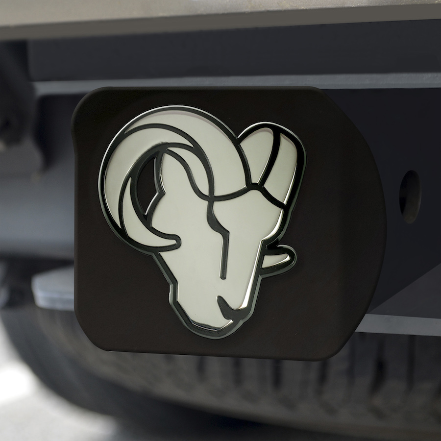 Los Angeles Rams BLACK Trailer Hitch Cover