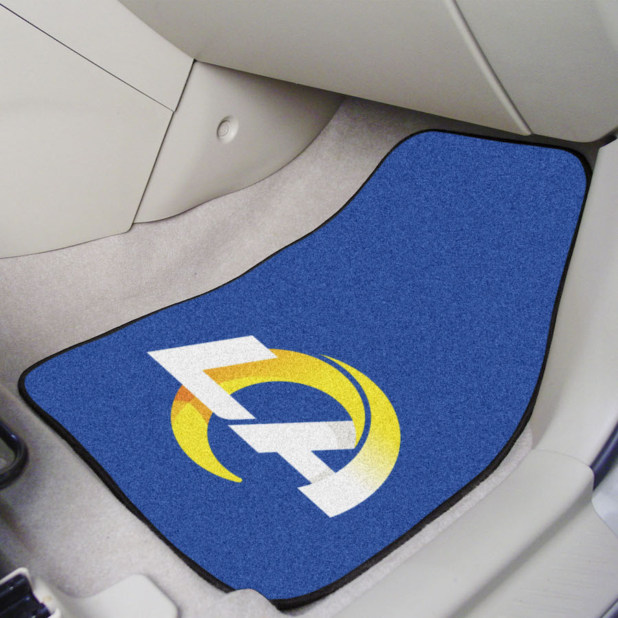 Los Angeles Rams Car Floor Mats 18 x 27 Carpeted-Pair