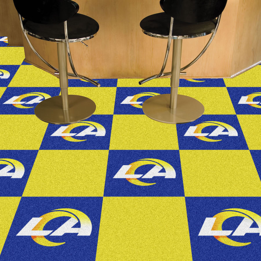 Los Angeles Rams Carpet Tiles 18x18 in.