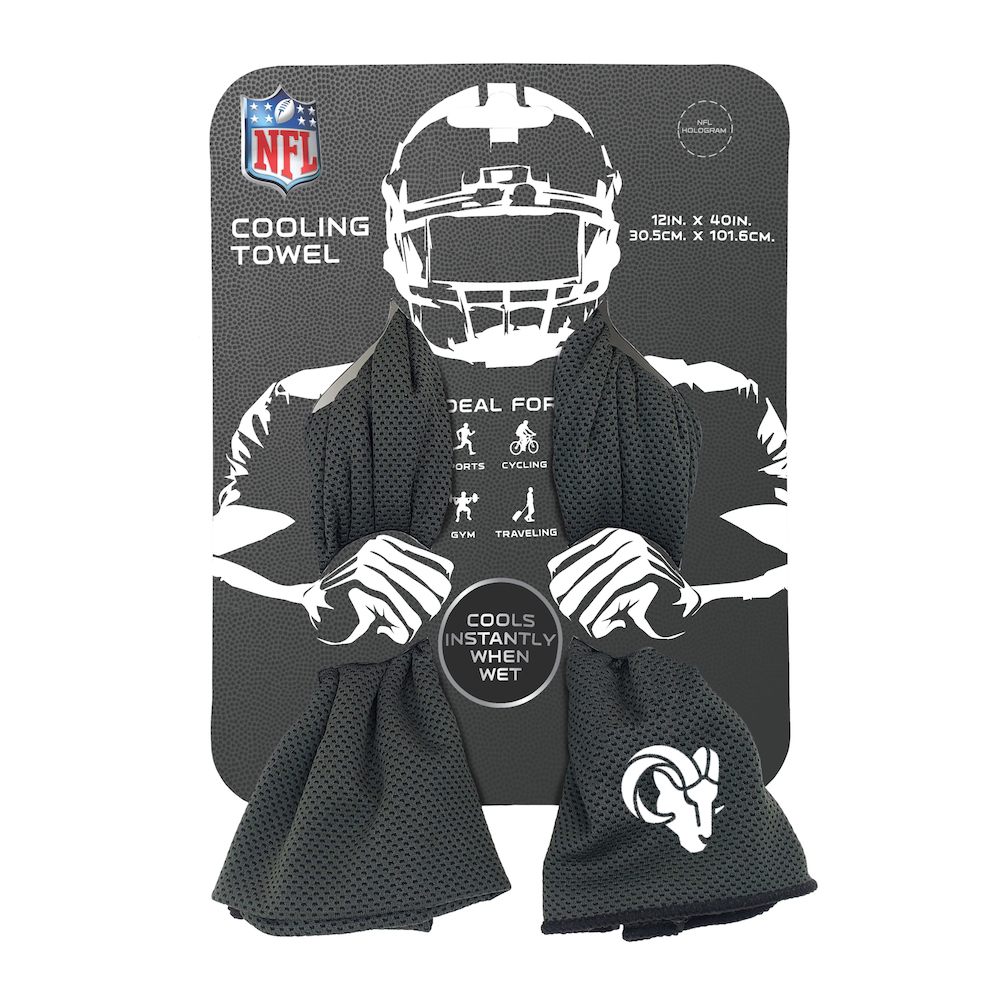 Los Angeles Rams Cooling Towel 12x40