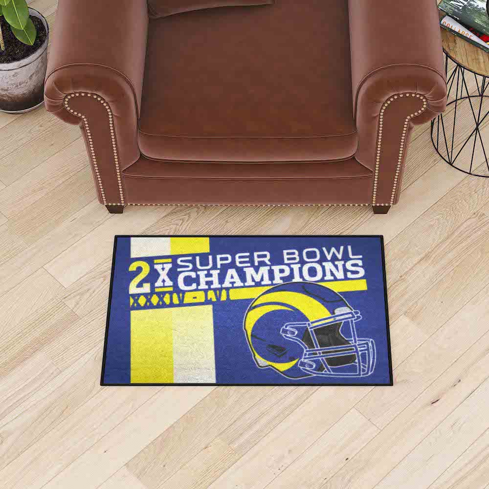 Los Angeles Rams DYNASTY Floor Mat - 34 x 43 inch All Star style