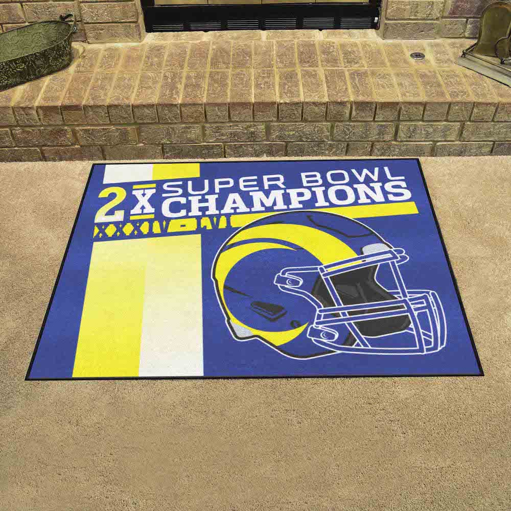 Los Angeles Rams DYNASTY Floor Mat - 20 x 30 inch Starter style