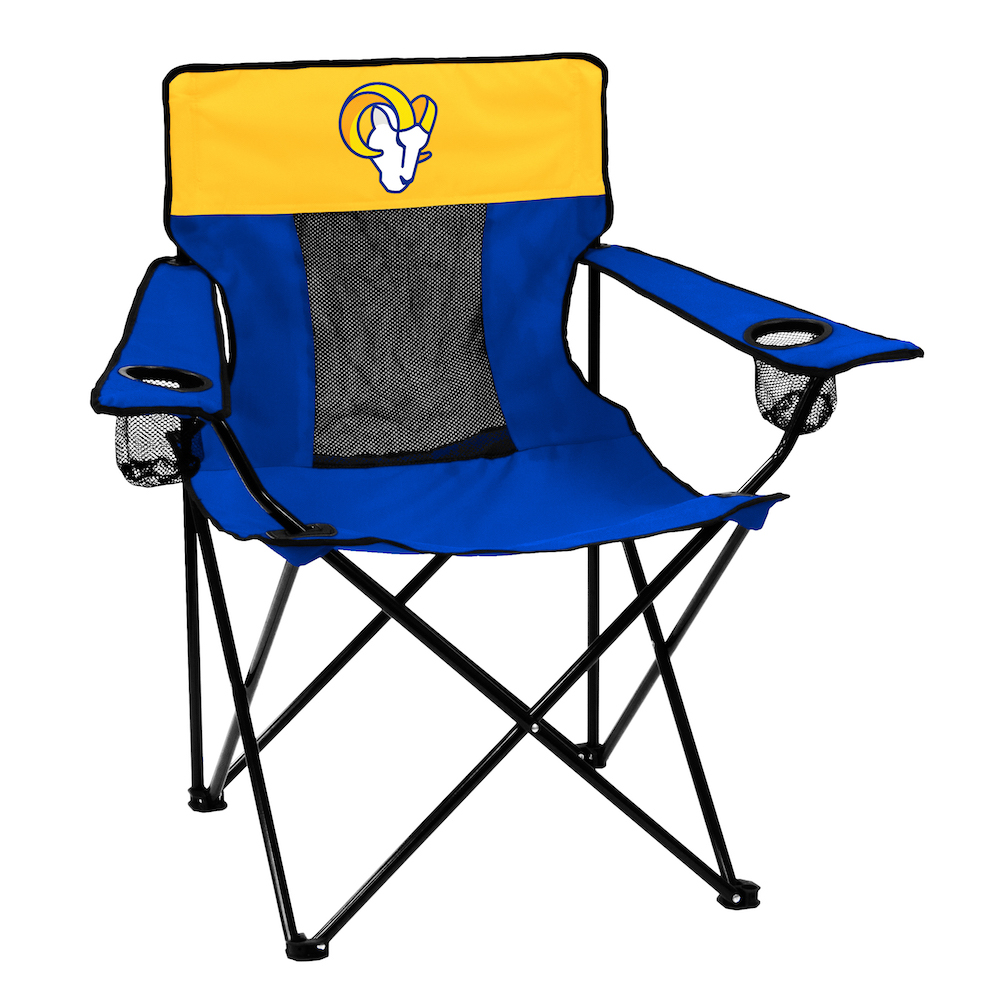 Los Angeles Rams ELITE logo folding camp style chair