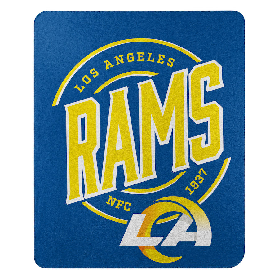 Los Angeles Rams Fleece Throw Blanket 50 x 60