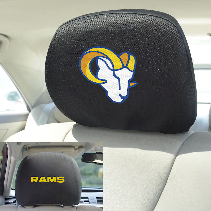 Los Angeles Rams Head Rest Covers