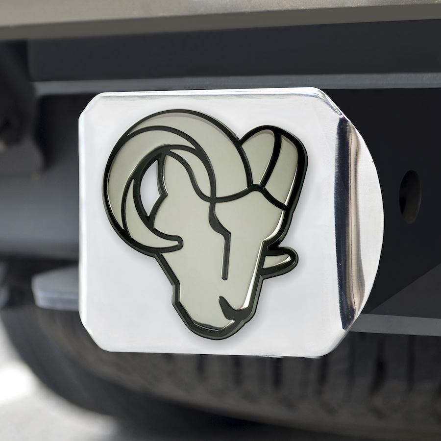 Los Angeles Rams Chrome Trailer Hitch Cover