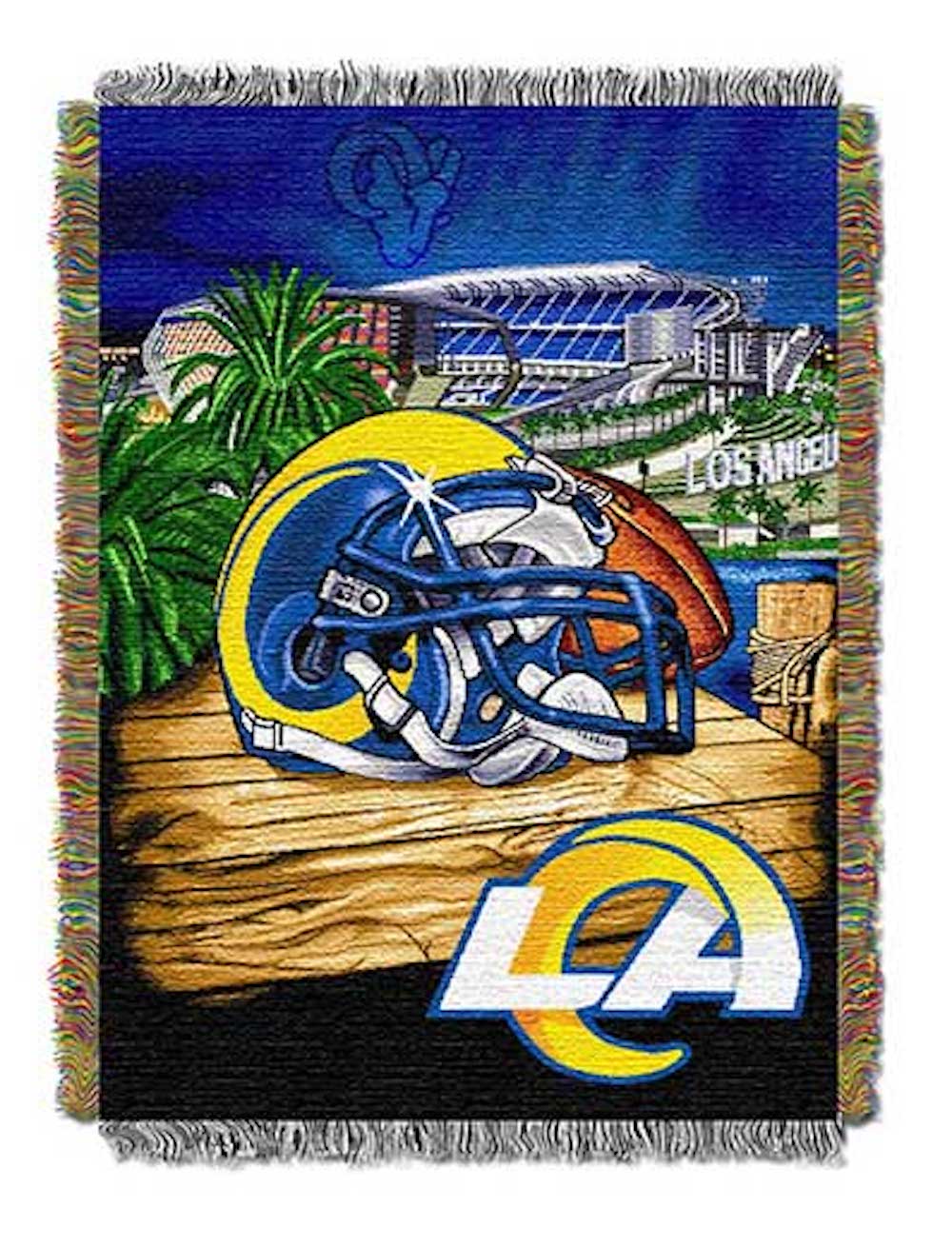 Los Angeles Rams Home Field Advantage Series Tapestry Blanket 48 x 60