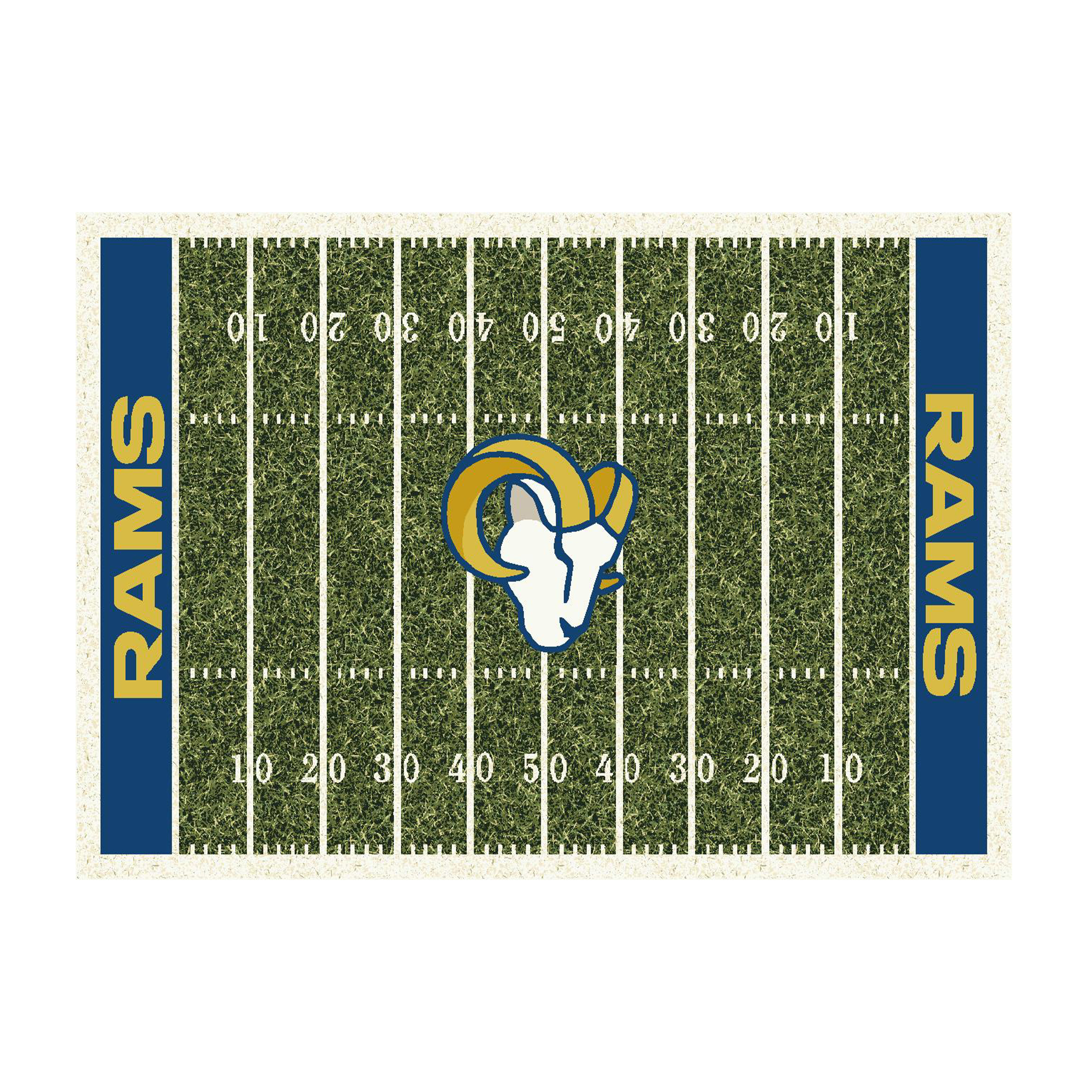 Los Angeles Rams 6 X 8 HOMEFIELD Rug