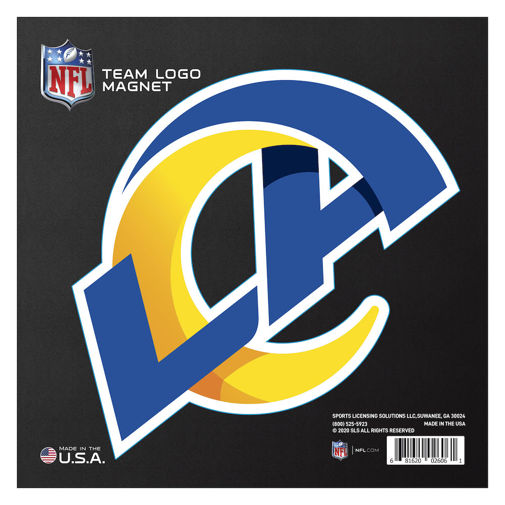 Los Angeles Rams Large Team Logo Magnet - Indoor Outdoor