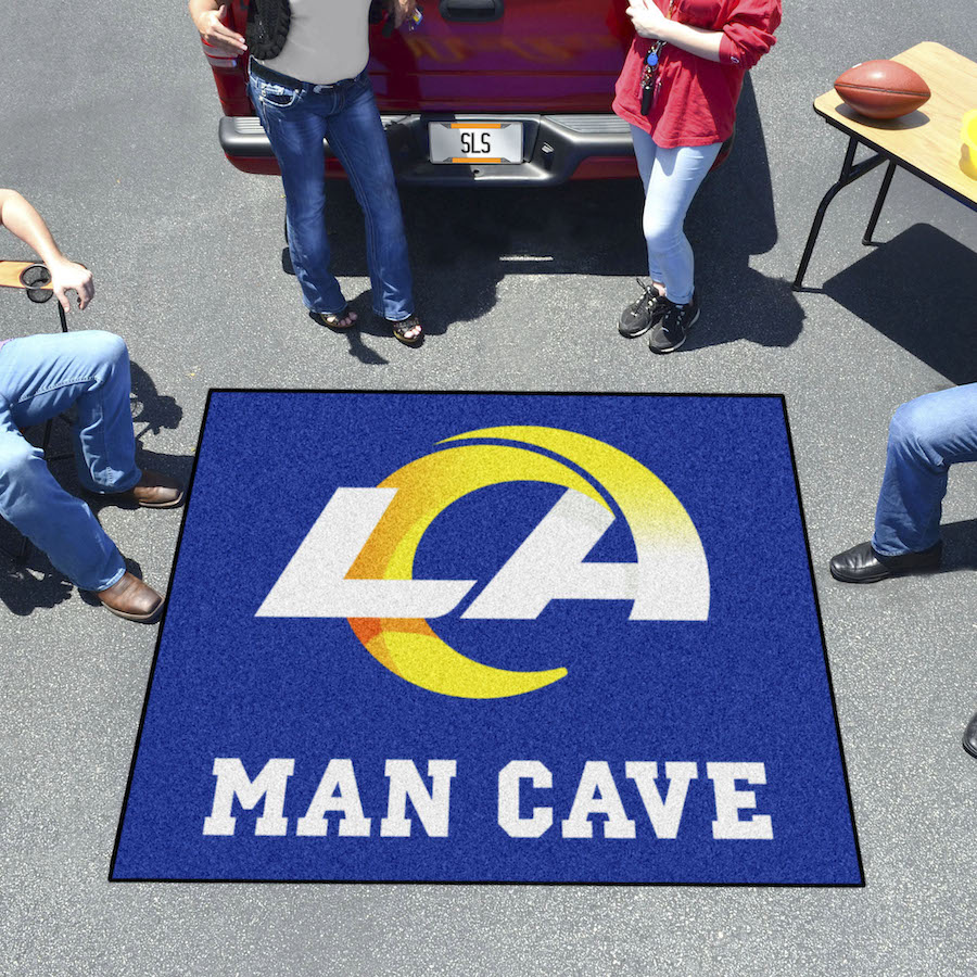 Los Angeles Rams MAN CAVE TAILGATER 60 x 72 Rug