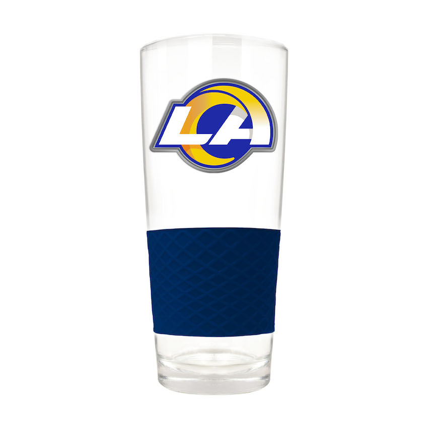 Los Angeles Rams 22 oz Pilsner Glass with Silicone Grip