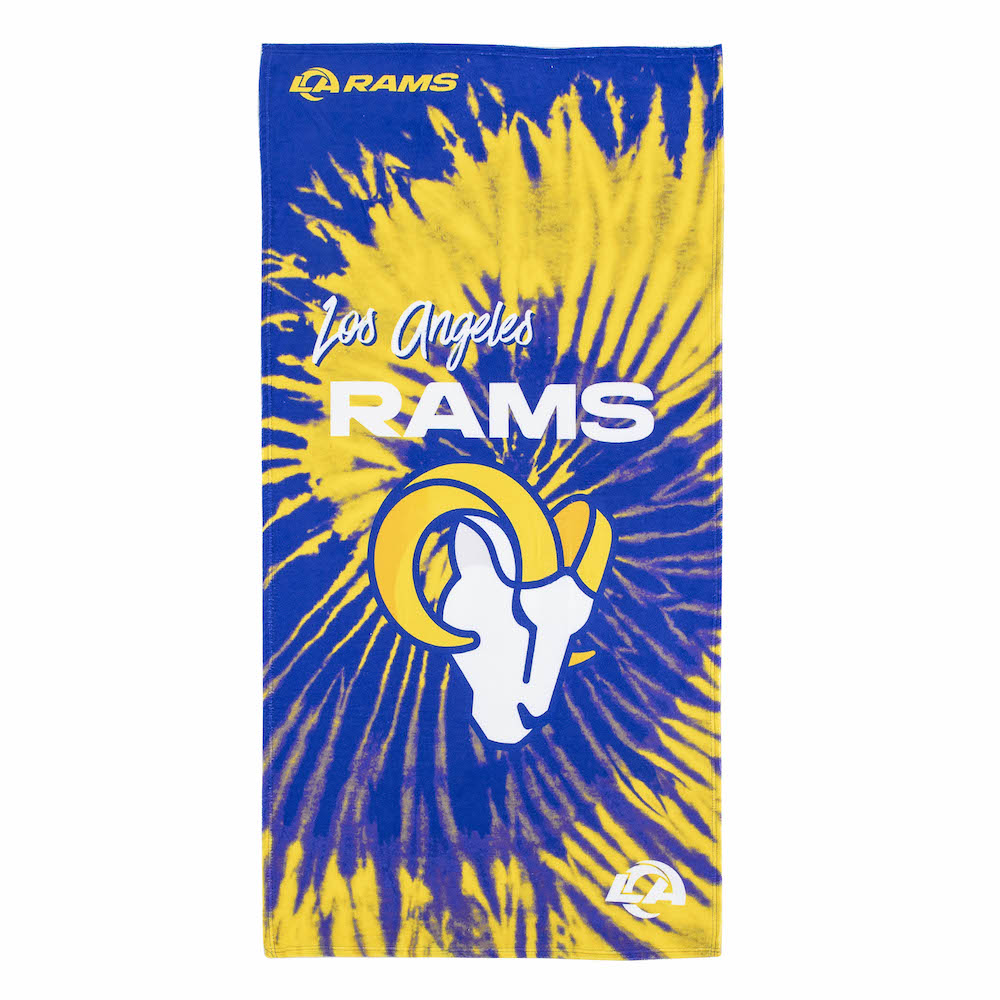 Los Angeles Rams Pyschedelic 30x60 Beach Towel