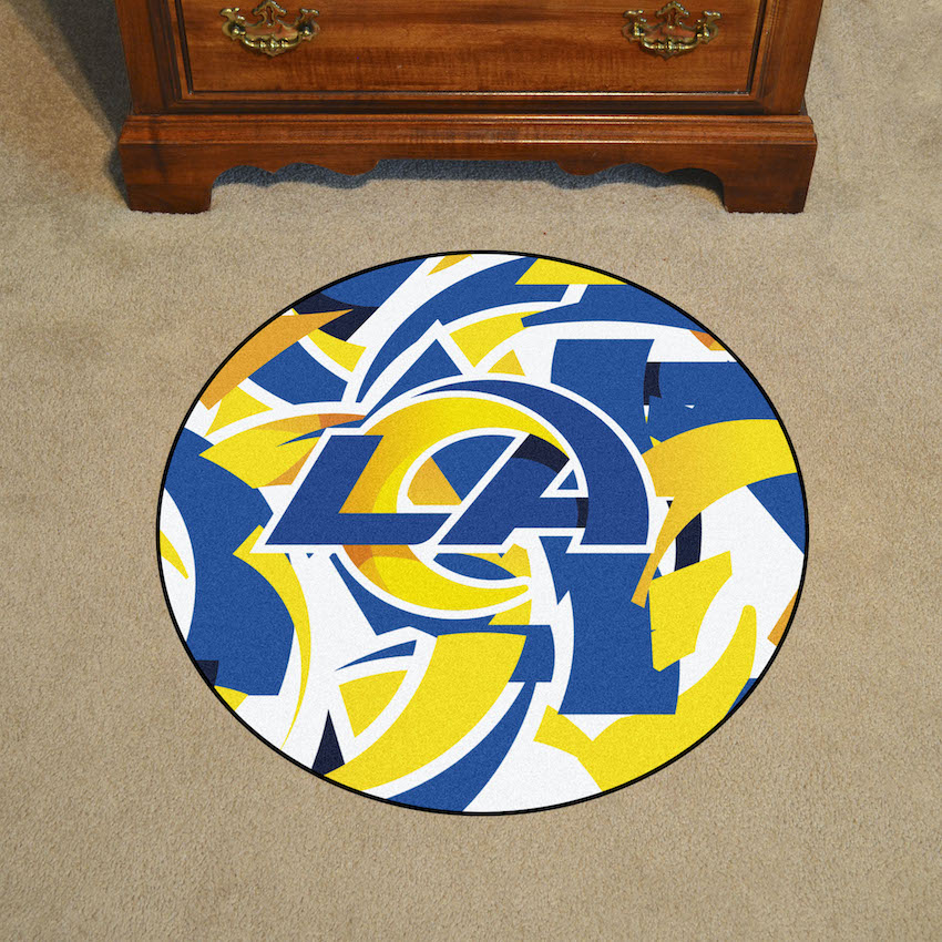 Los Angeles Rams Quick Snap Roundel Mat