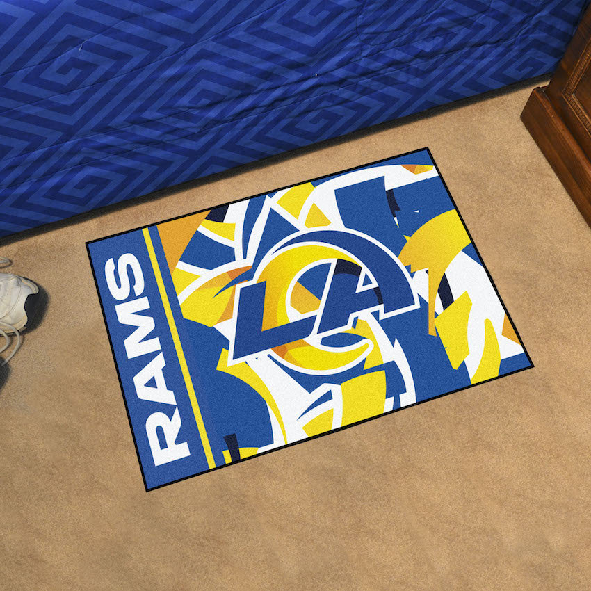 Los Angeles Rams 20 x 30 Quick Snap Starter Floor Mat