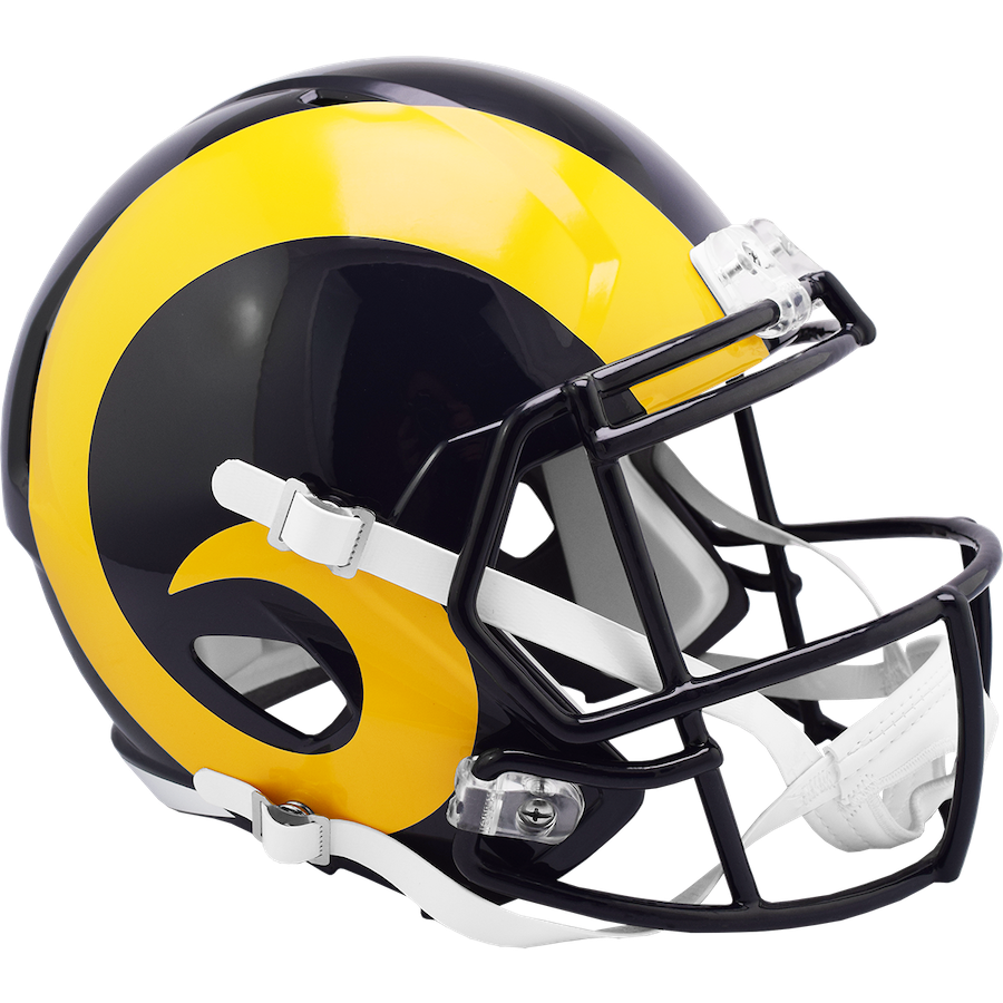 Los Angeles Rams Speed Replica THROWBACK Football Helmet 1981-1999