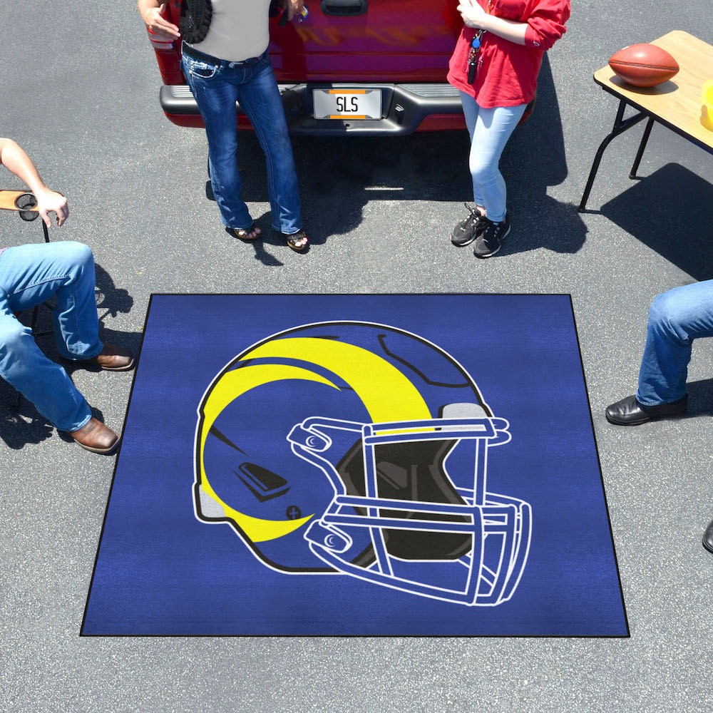 Los Angeles Rams TAILGATER 60 x 72 Rug - Helmet Logo