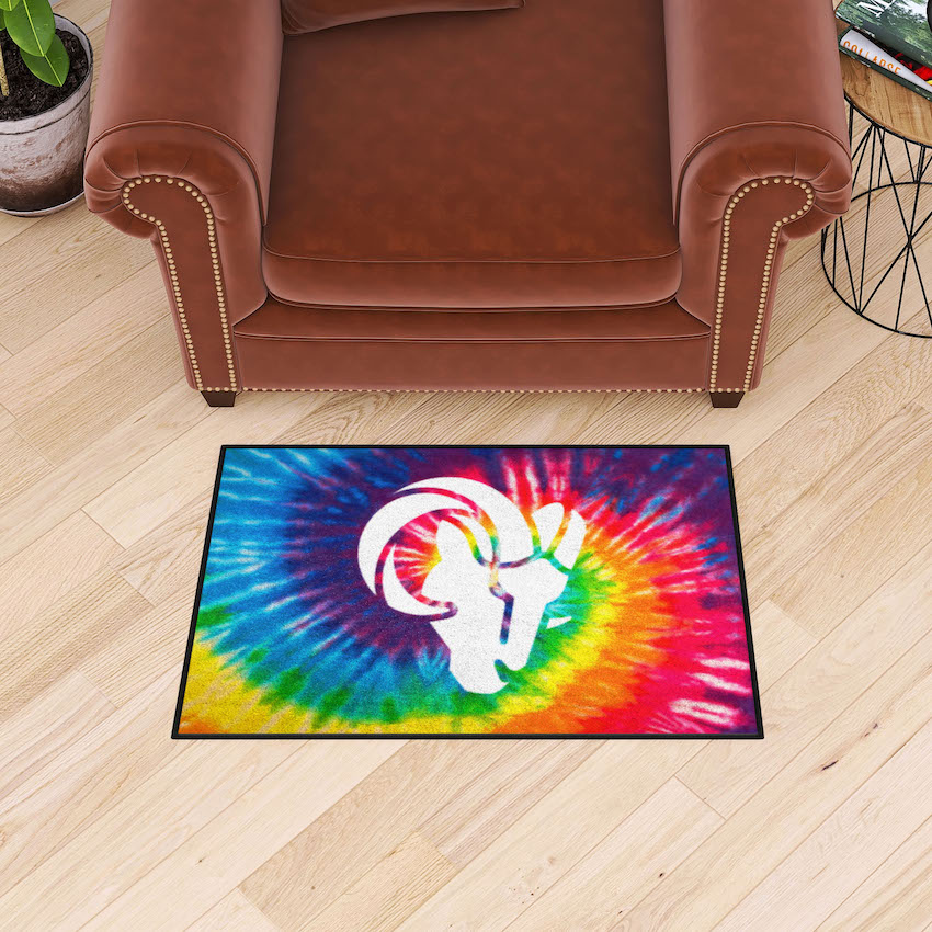 Los Angeles Rams TIE-DIE 20 x 30 Starter Floor Mat