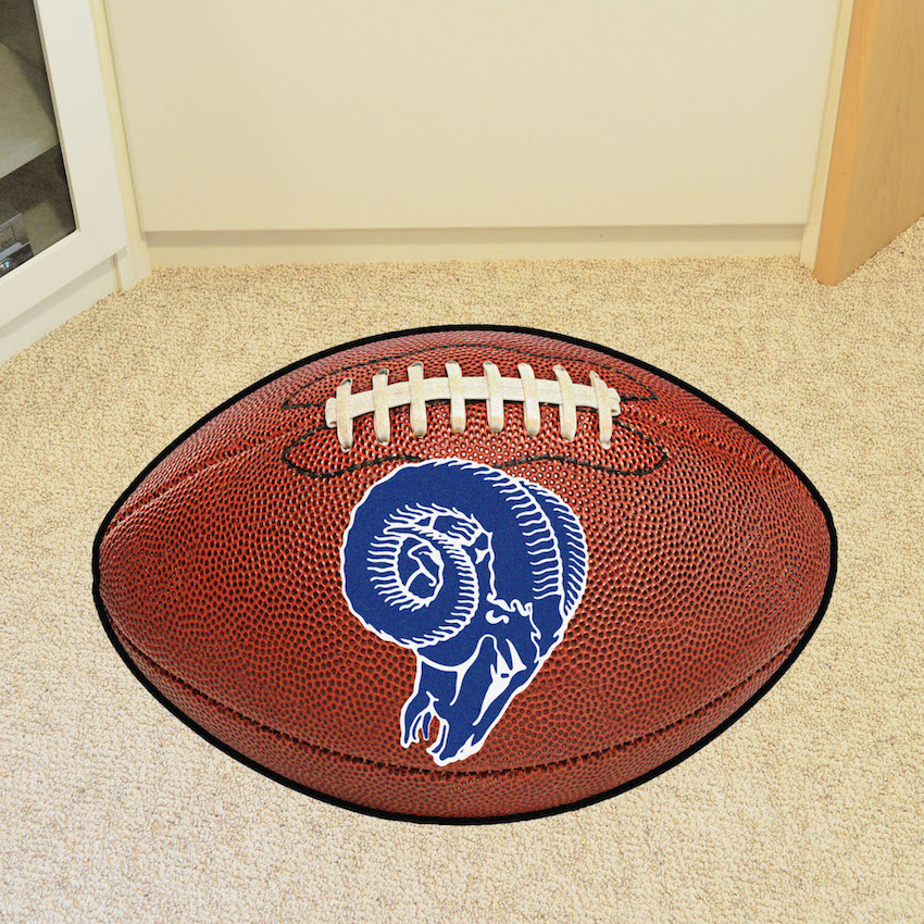 Los Angeles Rams Vintage 22 x 35 Football Mat Throwback Logo