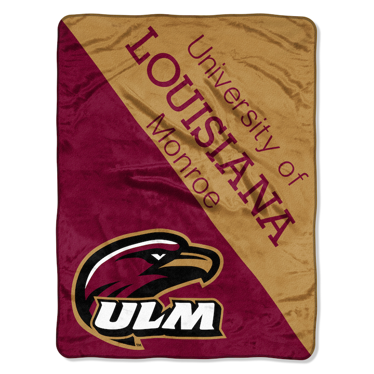 Louisiana Monroe Warhawks Micro Raschel 50 x 60 Team Blanket