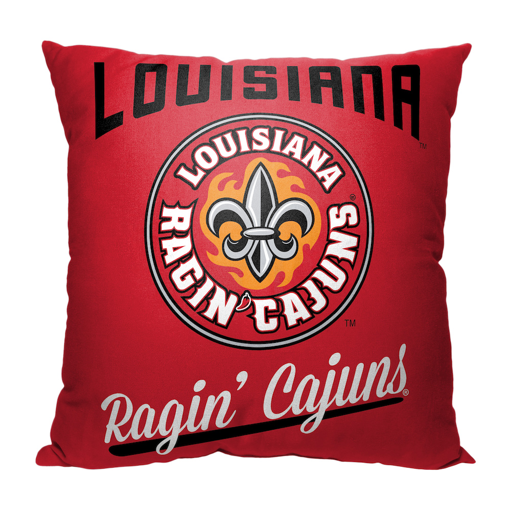Louisiana Ragin Cajuns ALUMNI Decorative Throw Pillow 18 x 18 inch