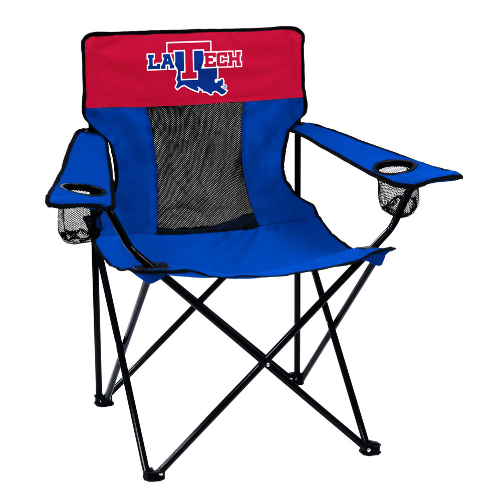 Louisiana Tech Bulldogs ELITE logo folding camp style chair