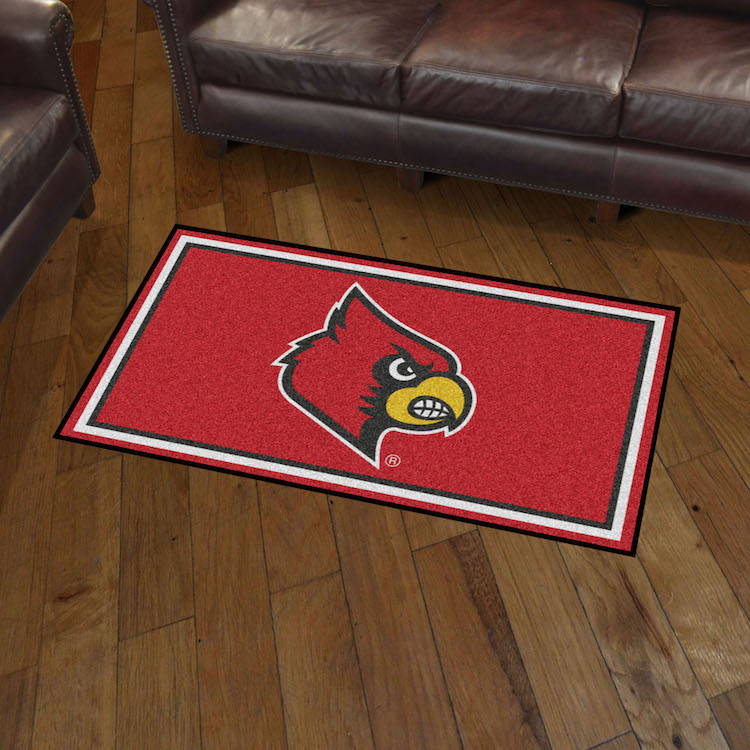 Louisville Cardinals 3x5 Area Rug