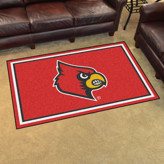 Louisville Cardinals 4x6 Area Rug