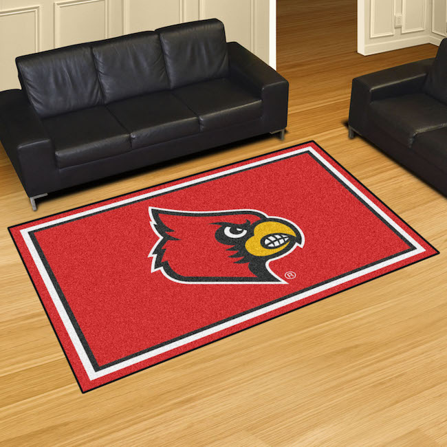 Louisville Cardinals 5x8 Area Rug