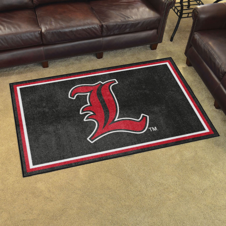 Louisville Cardinals ALT LOGO 4x6 Area Rug