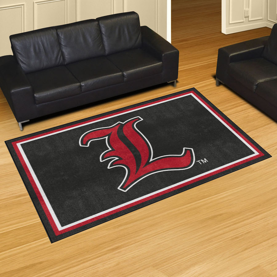 Louisville Cardinals ALT LOGO 5x8 Area Rug