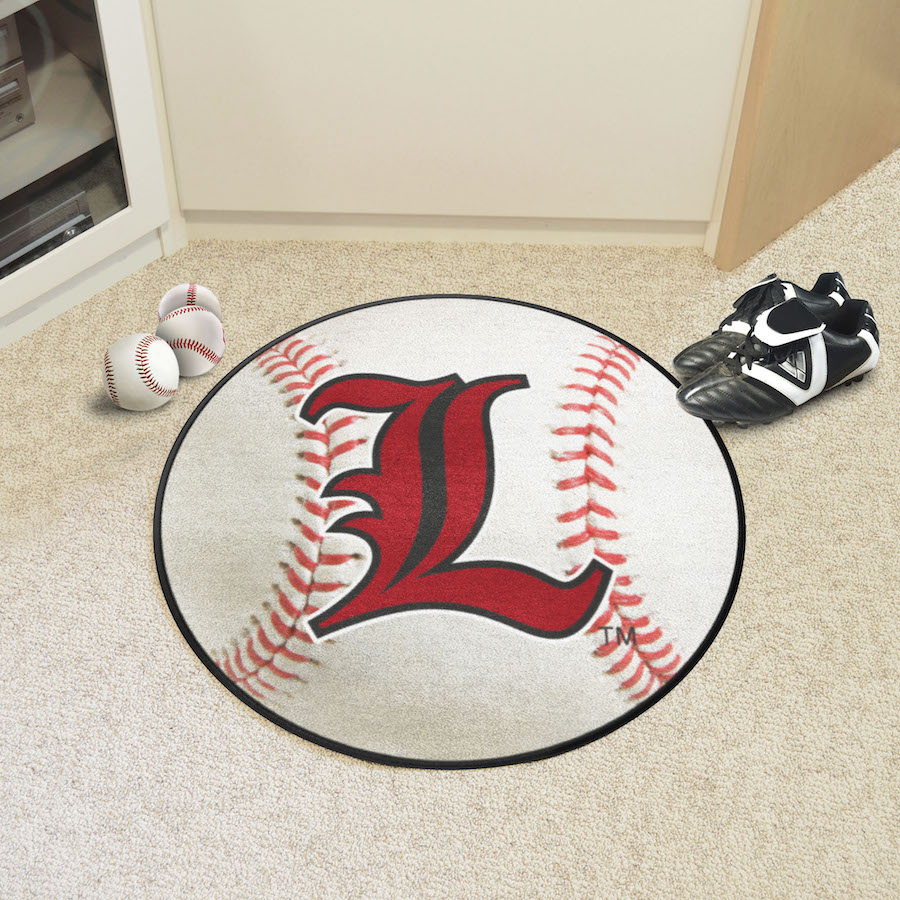 Louisville Cardinals ALT LOGO Round Baseball Mat