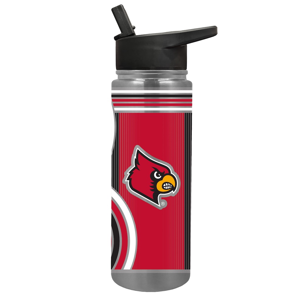 Louisville Cardinals Cool Vibes 24 oz Thirst Hydration Water Bottle