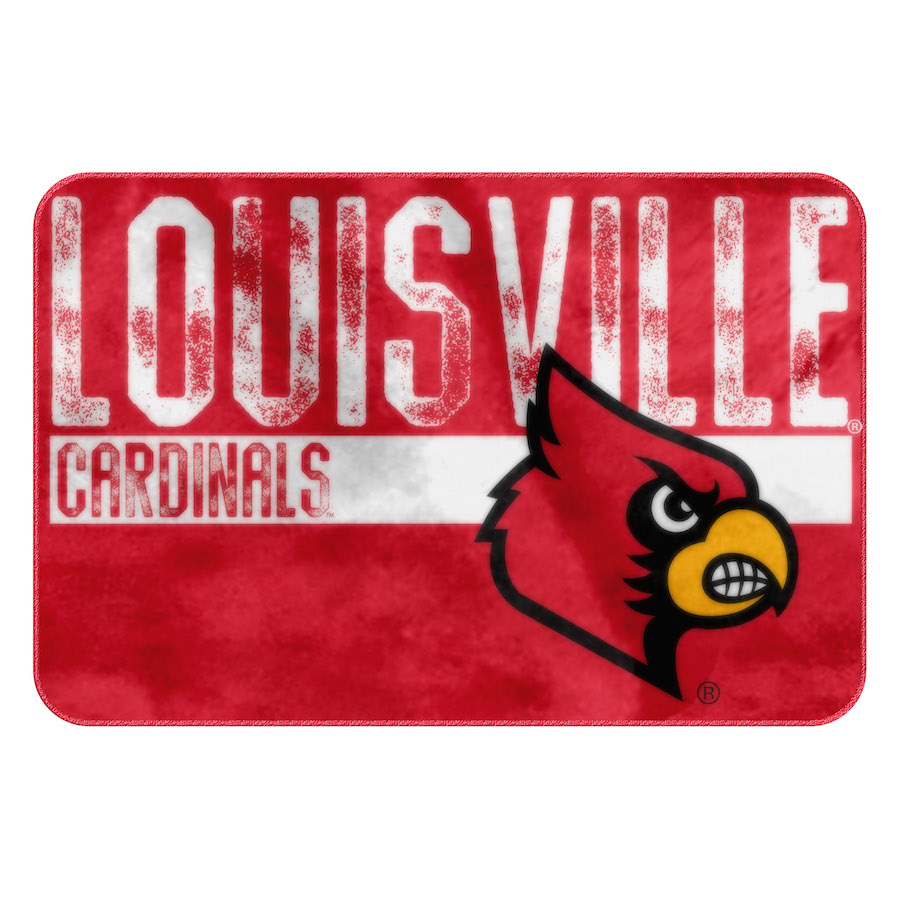 Louisville Cardinals Worn Out Foam Floor Mat