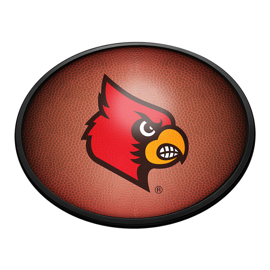 Louisville Cardinals PIGSKIN Slimline LED Wall Sign ~ OVAL