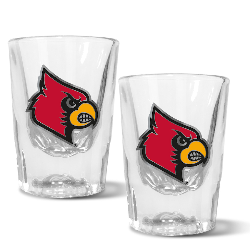 Louisville Cardinals 2pc Prism Shot Set