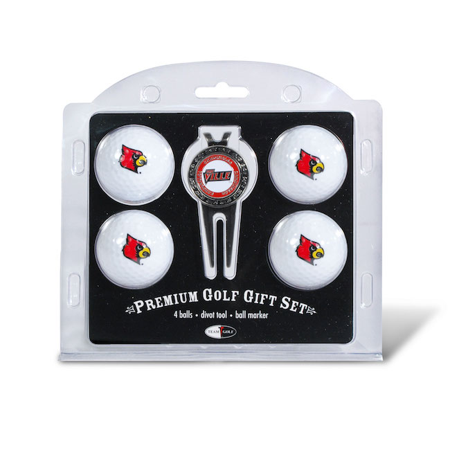 Louisville Cardinals 4 Golf Ball and Divot Tool Set