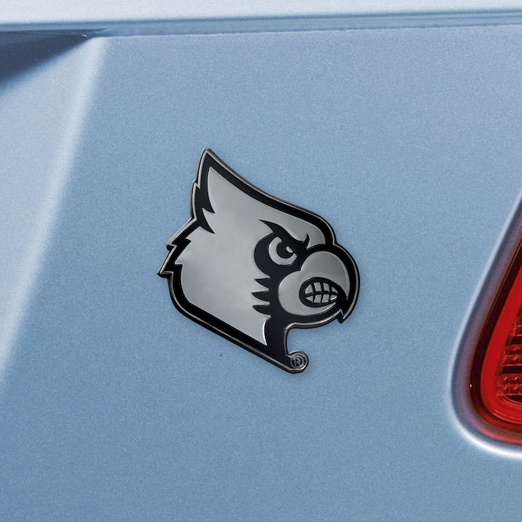 Louisville Cardinals Metal Auto Emblem