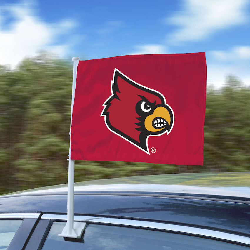 Louisville Cardinals Car Flag