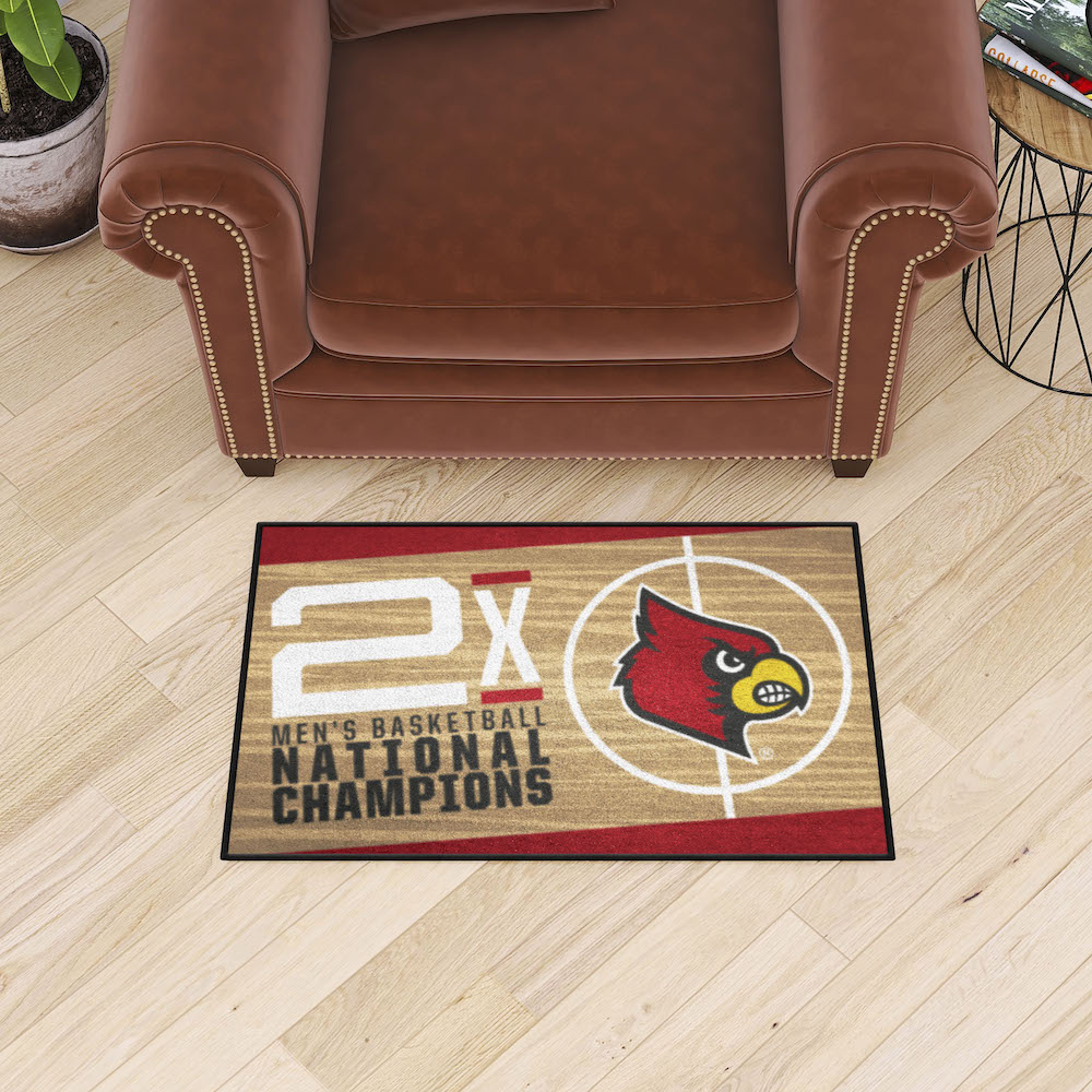 Louisville Cardinals 20 x 30 DYNASTY Starter Floor Mat