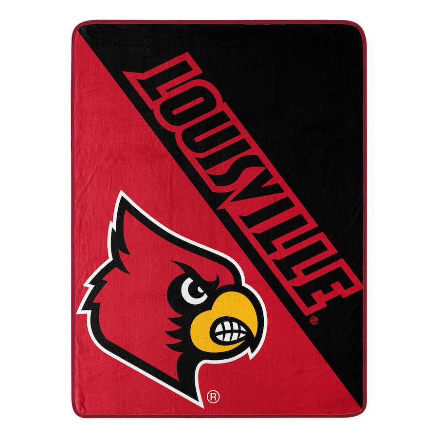 Louisville Cardinals Micro Raschel 50 x 60 Team Blanket