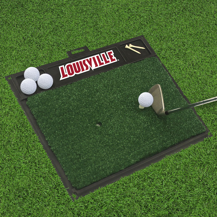 Louisville Cardinals Golf Hitting Mat