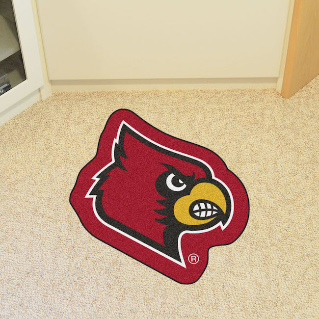 Louisville Cardinals MASCOT 36 x 48 Floor Mat