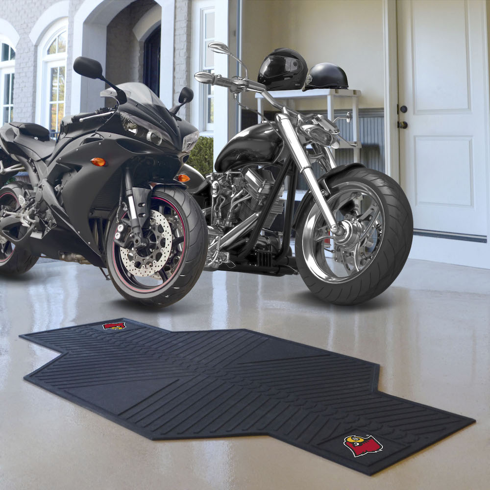 Louisville Cardinals Motorcycle Mat