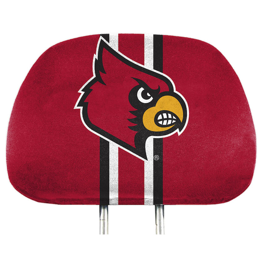 Louisville Cardinals Printed Head Rest Covers