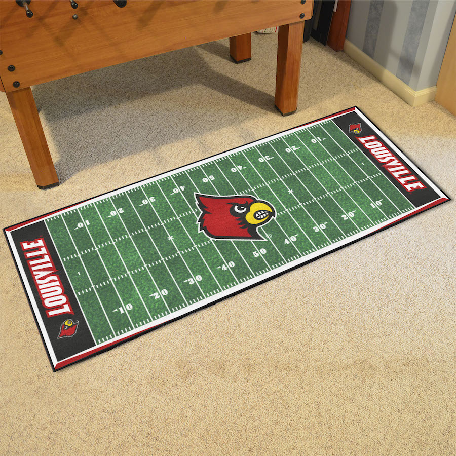 Louisville Cardinals 30 x 72 Football Field Carpet Runner