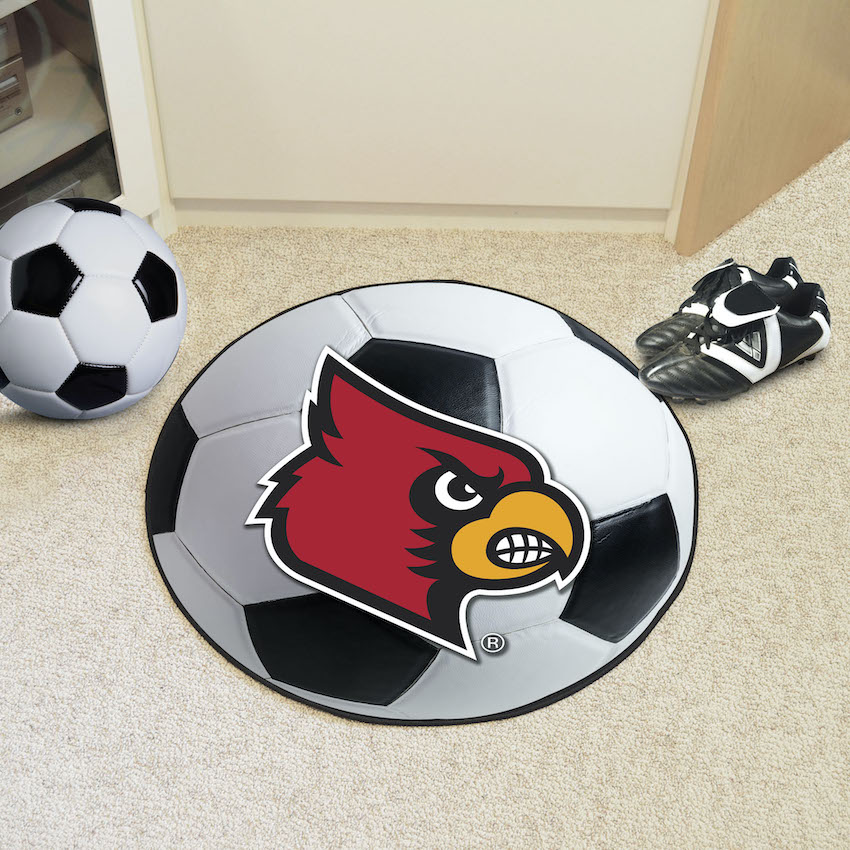 Louisville Cardinals SOCCER BALL Mat