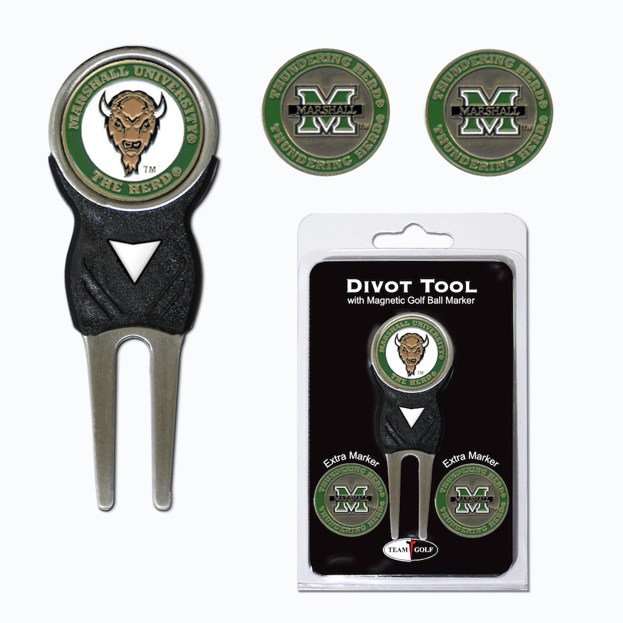 Marshall Thundering Herd 3 Marker Signature Divot Tool Pack