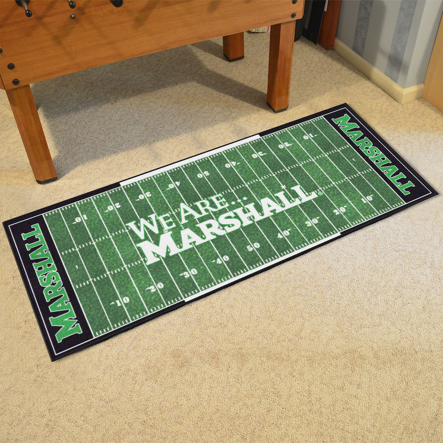 Marshall Thundering Herd 30 x 72 Football Field Carpet Runner